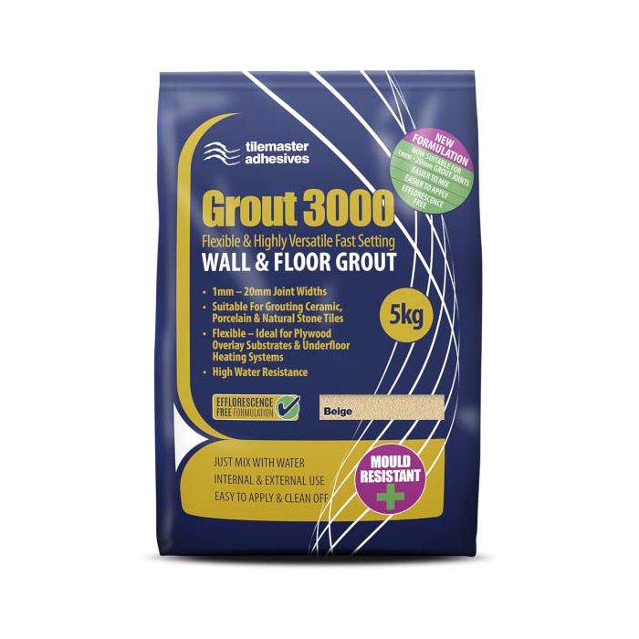 TileMaster Grout 3000 - Beige - 5Kg