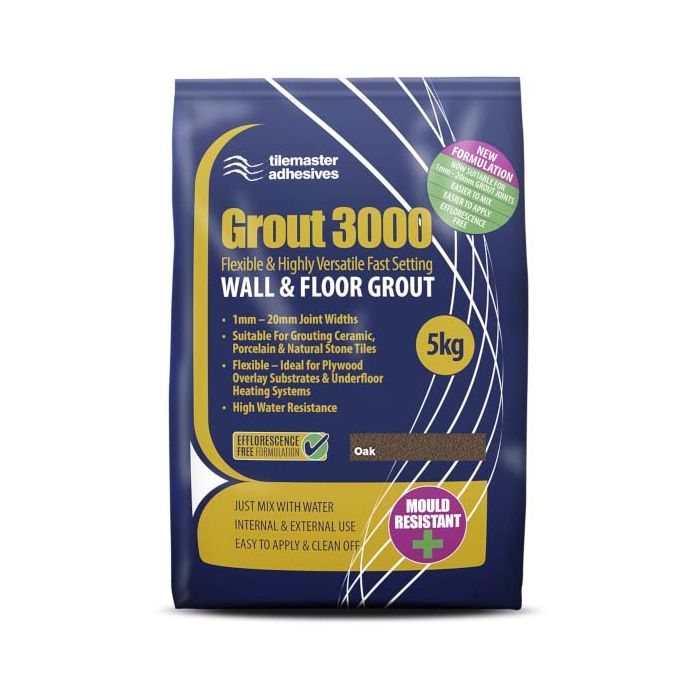 TileMaster Grout 3000 -  Oak - 5Kg