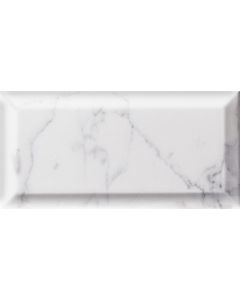 Biss 10x20 White Carrara Gloss Bevelled