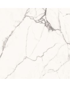 Island Carrara Marble Effect 60x60 White Polished