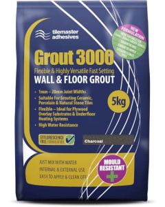 TileMaster Grout 3000 - Charcoal - 5Kg