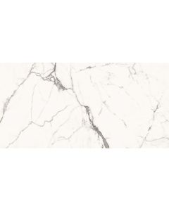 Island Carrara Marble Effect 60x120 White Polished