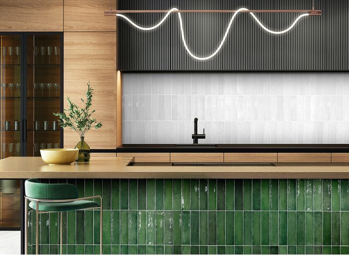 Green & Black Tiles: The Perfect Combination For Your Kitchen